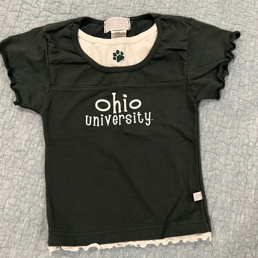 Ohio University Short Sleeve Shirt - Girls Size XS (5)